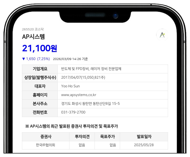 AP시스템, 30억 규모 자사주 매입 후 소각 결정…주주가치 제고 박차