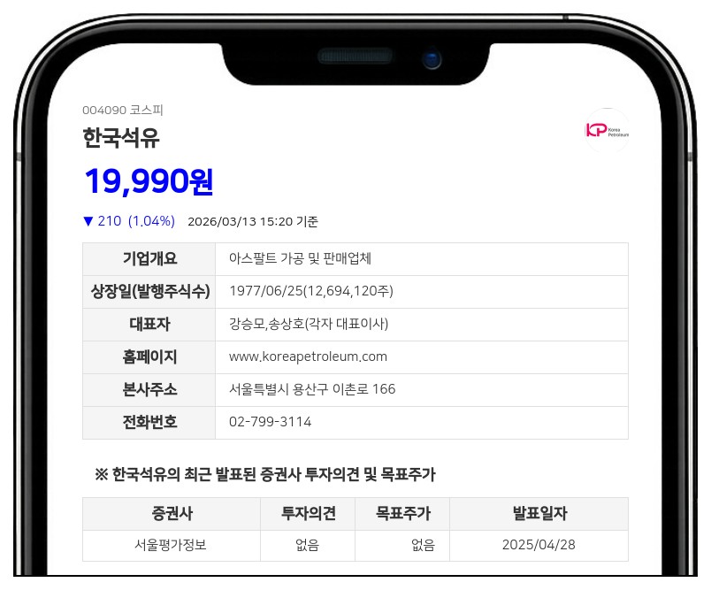 한국석유공업 최대주주 측, 지분율 0.06%p 끌어올려 49.03% 달성