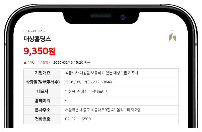대상홀딩스 자회사 혜성프로비젼, 자기자본 14% 규모 50억원 단기차입... "운전자본 확보"
