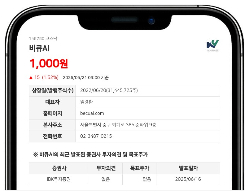 비큐AI 결손금 보전 위해 5대 1 무상감자... 자본금 126억원 감소