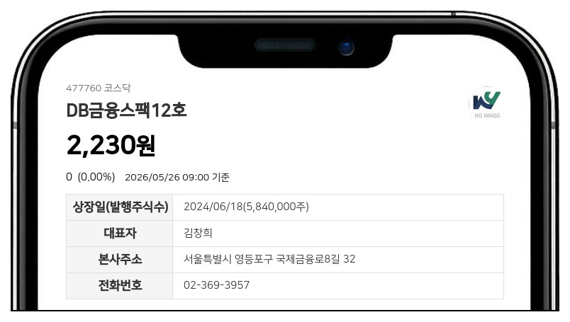 디비금융스팩12호 합병 무산에 거래 재개 결정…장전 시간외거래는 불가