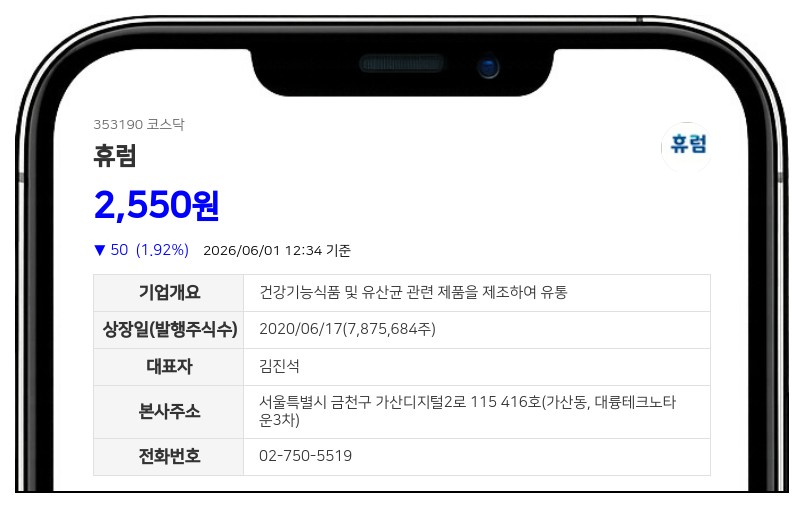 휴럼, 10억 규모 자사주 매입 후 전량 소각… 강력한 주주환원 의지 표명