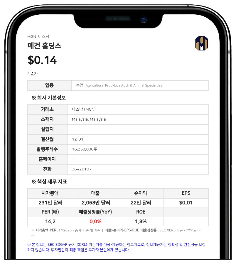 메건 홀딩스, 최대 400대 1 주식 병합 추진... 7월 주총 상정