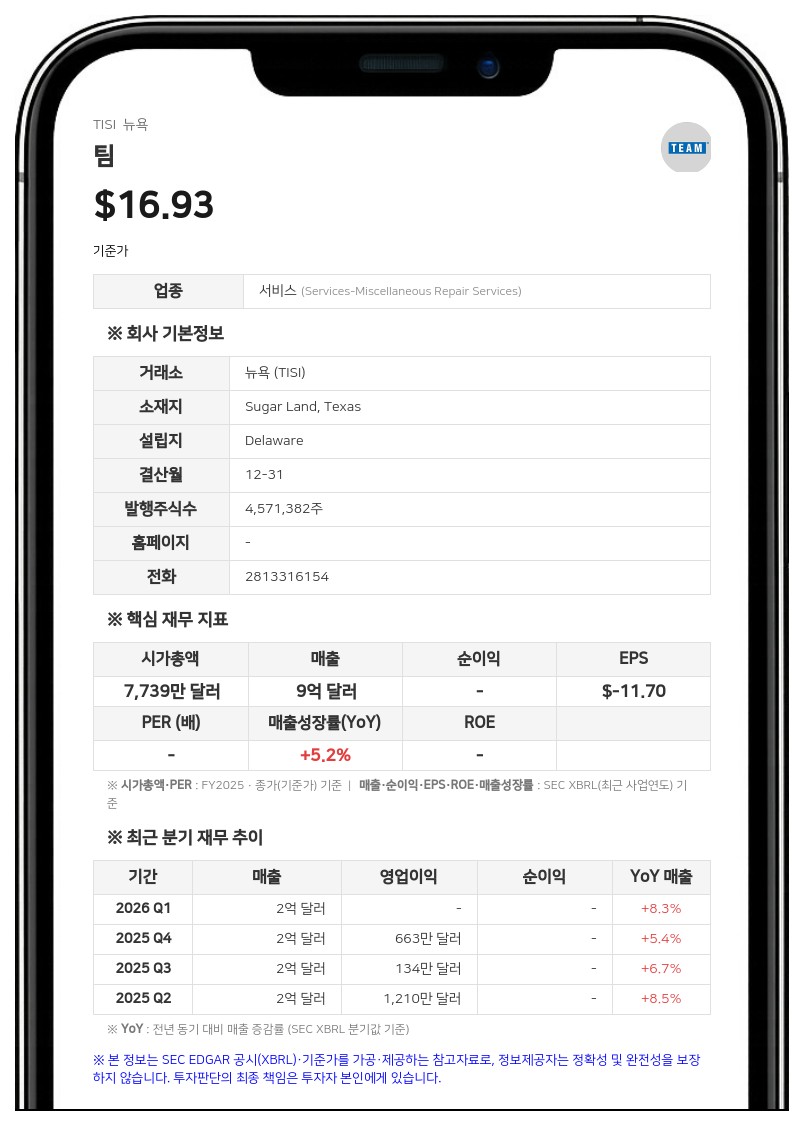 팀(TEAM), 신임 CFO에 클린턴 로더 임명... 넬슨 헤이트 전 CFO는 특별 고문으로 전환