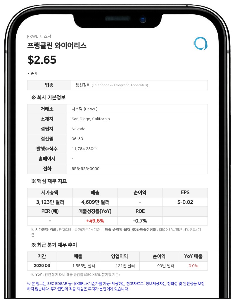 프랭클린 와이어리스 한국 자회사, 파트론과의 소송서 패소…367만 달러 배상 판결