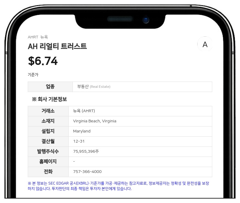 AH 리얼티 트러스트, 2분기 적자 전환…연간 가이던스는 상향