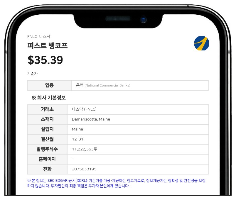퍼스트 뱅코프, 2분기 순이익 956만 달러…전년비 18.6% 증가