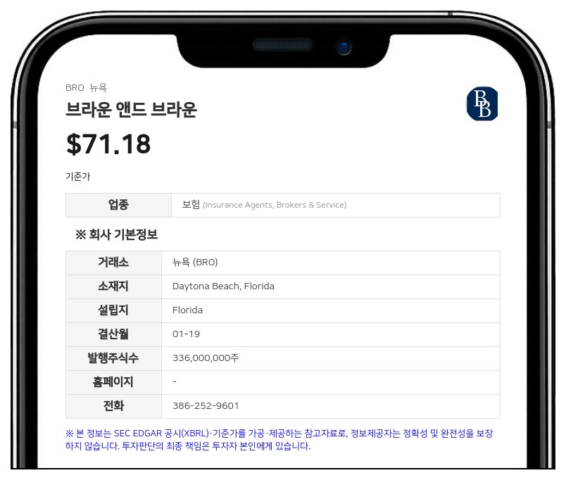 브라운 앤드 브라운, P. 바렛 브라운 부사장 사임…내년 7월까지 업무 인수인계