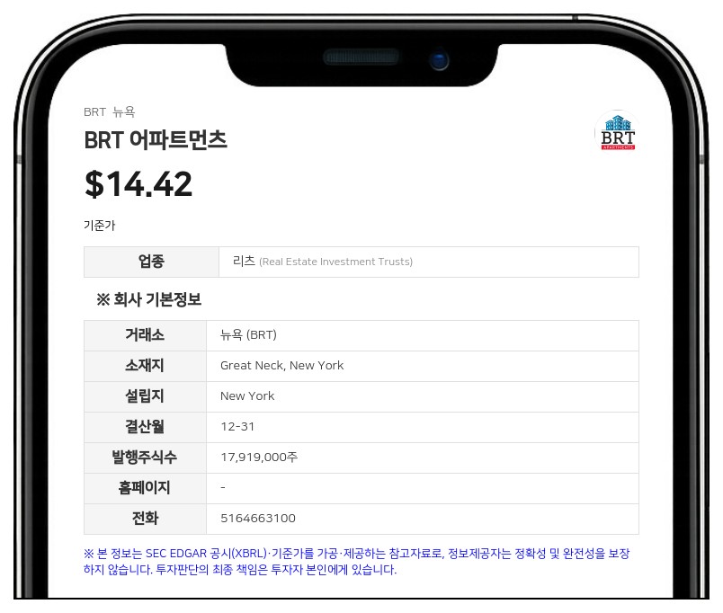 BRT 어파트먼츠, 플로리다 멀티패밀리 아파트 8000만 달러에 인수 계약