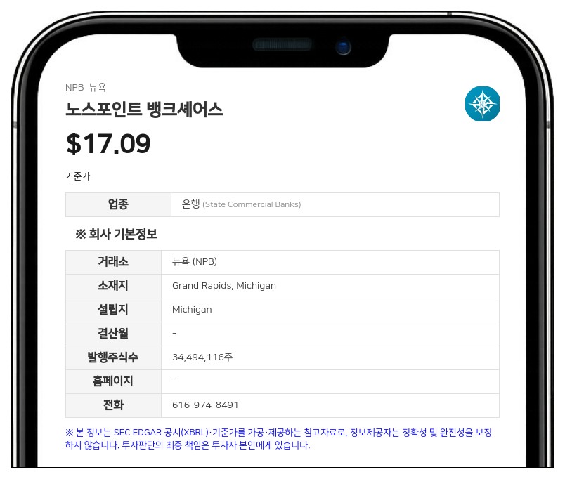노스포인트 뱅크셰어스, 2분기 순이익 2175만 달러…전년비 6.9% 증가