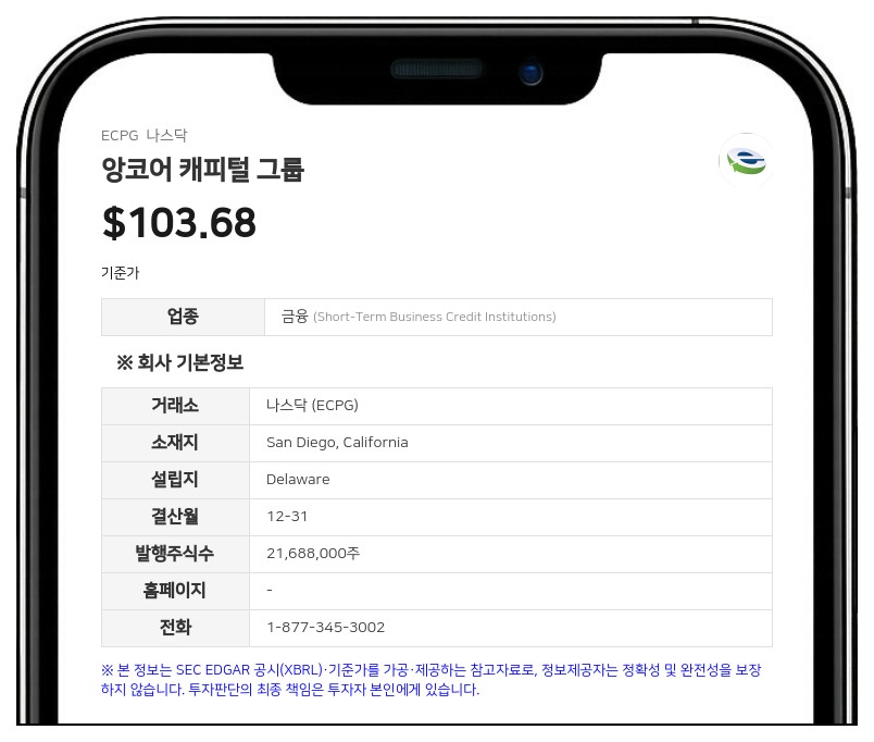 앙코어 캐피털 그룹, 이사회 신임 이사로 로버트 W. 벡 선임