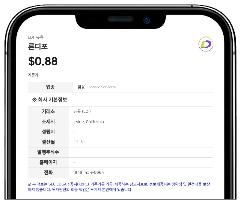 론디포, 뉴욕증권거래소로부터 상장 유지 기준 미달 경고 받아