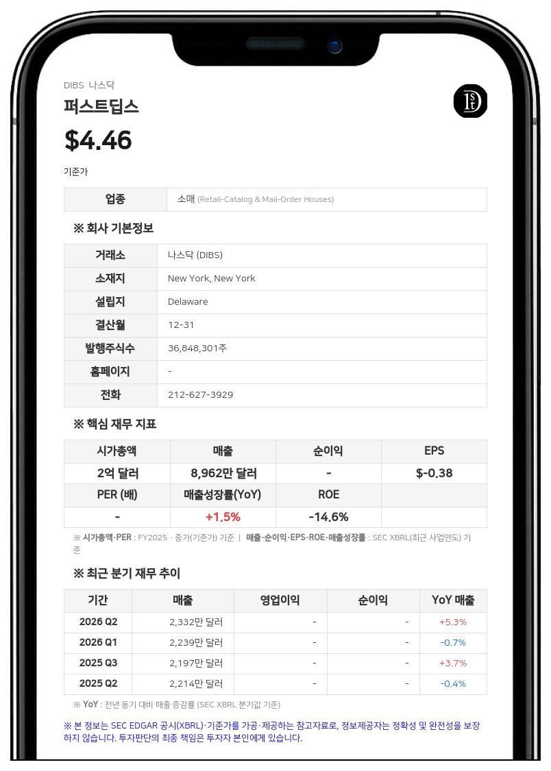 퍼스트딥스, AI·개인화 기술 도입한 '2026년 로드맵' 발표