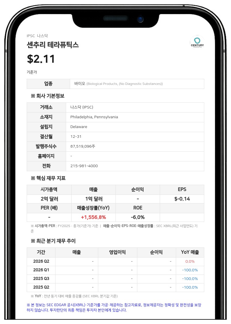 센추리 테라퓨틱스, 이사회 신임 이사로 조셉 트루이트 선임