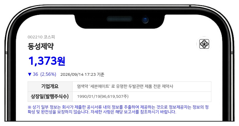 동성제약, 회계장부 열람 가처분 신청 법원 기각 결정