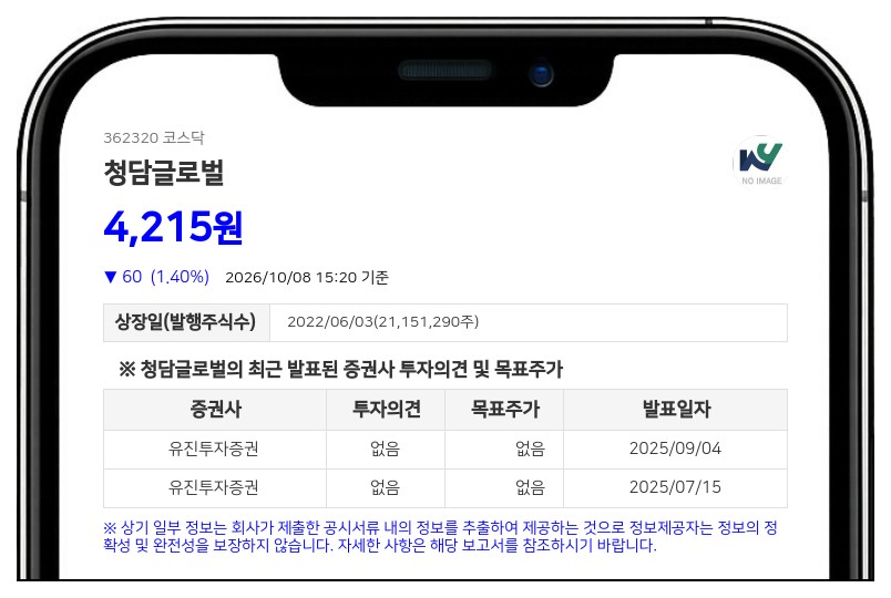 청담글로벌, 주주가치 제고 위해 20억원 규모 자사주 취득 결정