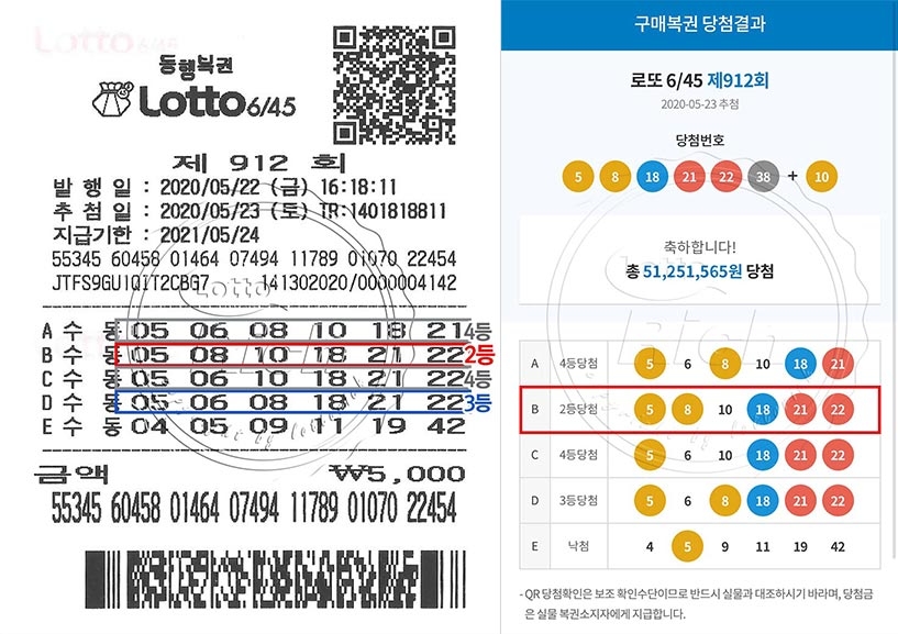 로또 '2,3,4등 수동 당첨' 로또912회당첨자 사연 공개