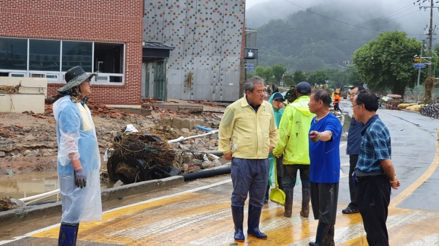 곡성군 수해복구 현장(사진=곡성군)