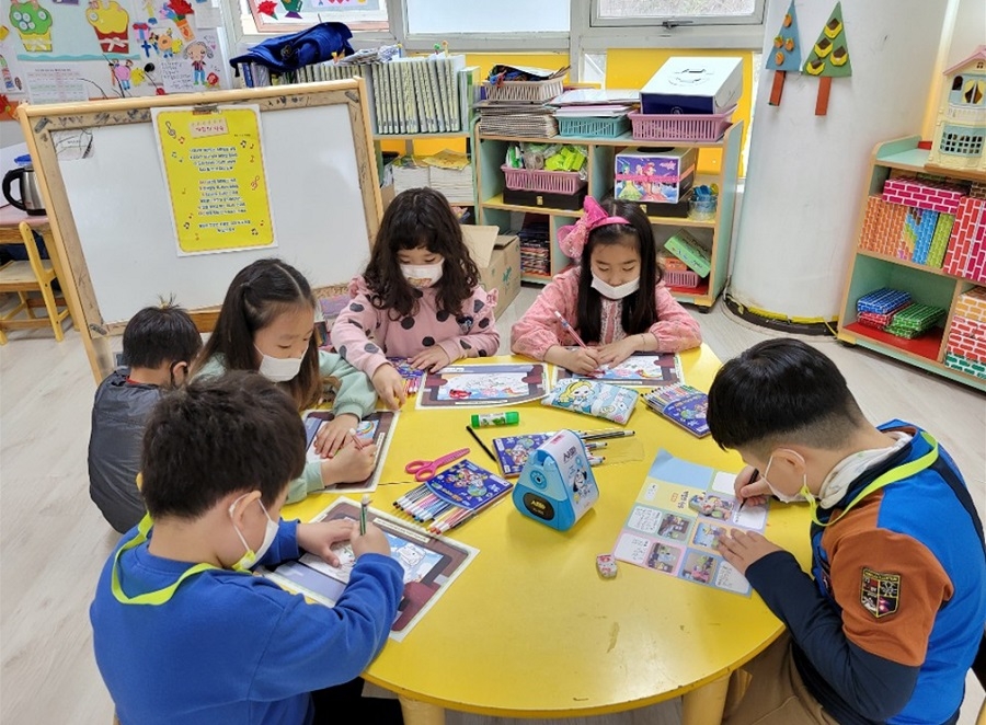 사진=유아시범교육 활동