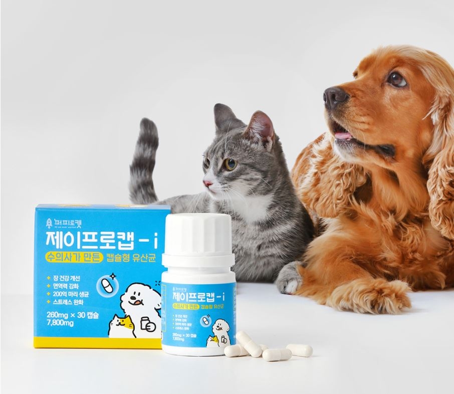 퍼피로캣 '제이프로캡-i', 장 및 뇌건강 기능성 반려용품 사료첨가제로 특허