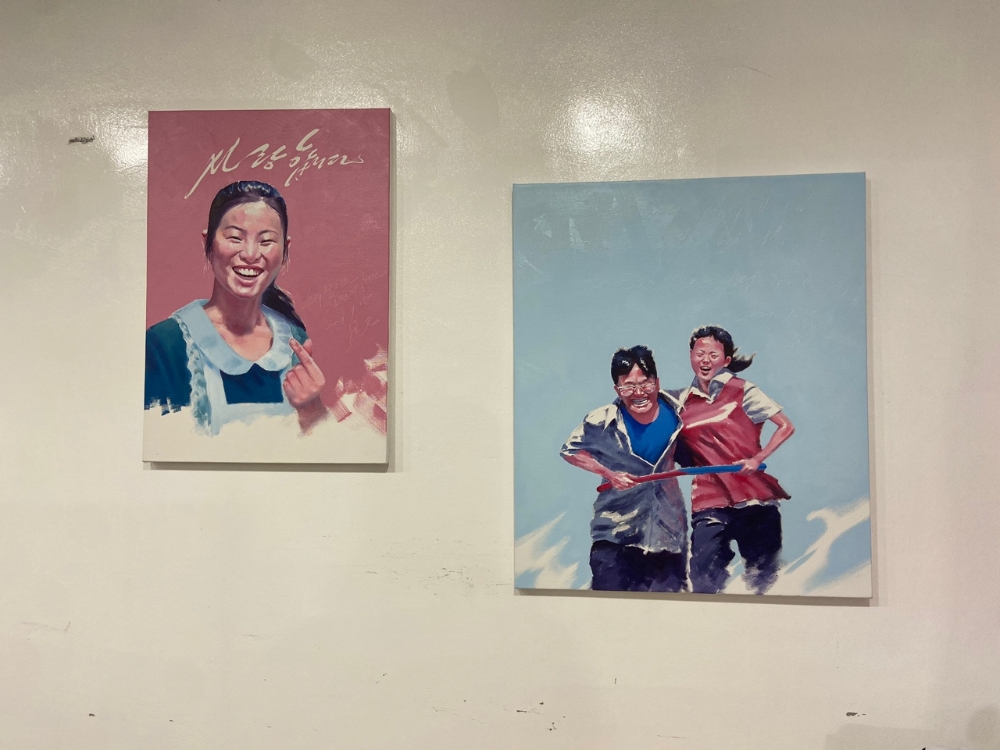 선무, ‘개성공단 사람들’, 캔버스 유채/ 사진=디제네레이션스21, Courtesy of artist