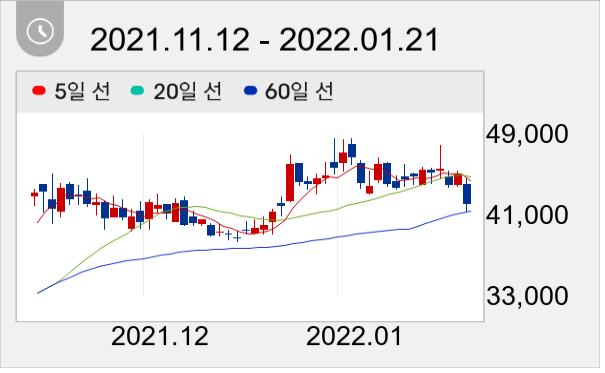 심텍 일봉 주가차트