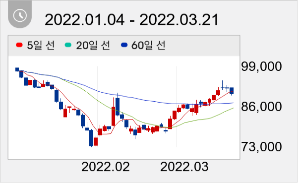 SK바이오팜 일봉 주가차트