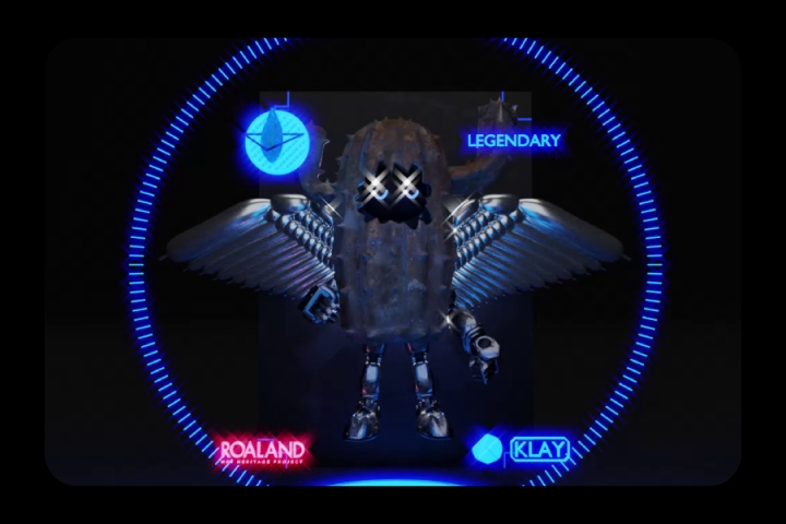 현대미술과 로봇 결합된 ROALAND 첫 번째 NFT 선보여