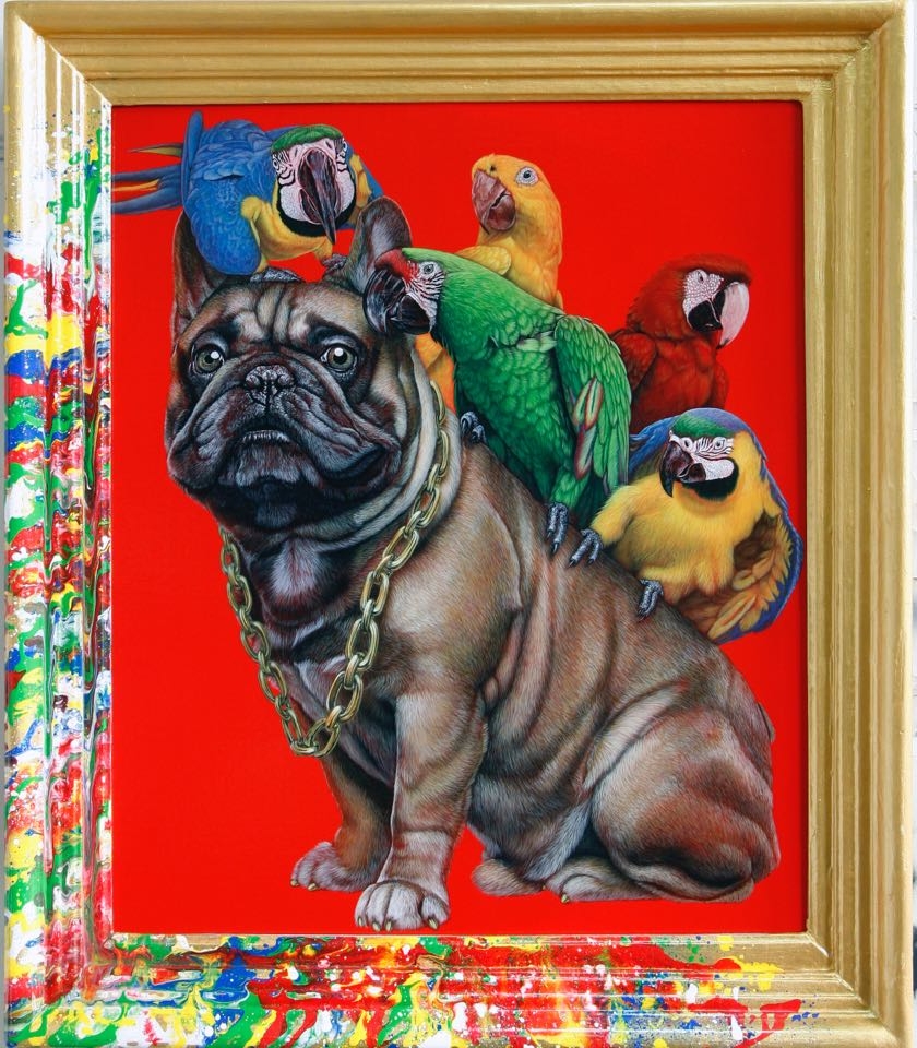 Comment faire un lavage de cerveau II 2019, Acrylic sur toile, 55 x 46 cm / 사진=Courtesy of artist, 이스트아뜰리에 갤러리