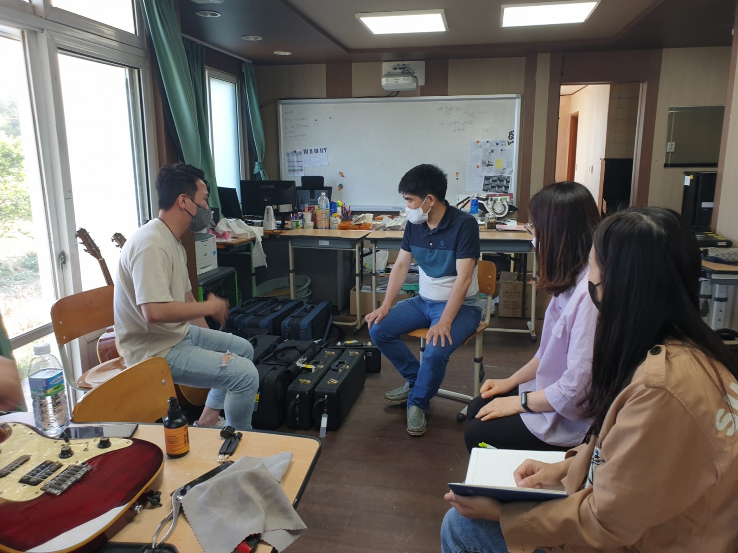 제주시교육지원청, 추자중학교 숙박형 현장체험학습 컨설팅 및 악기 관리 지원 실시