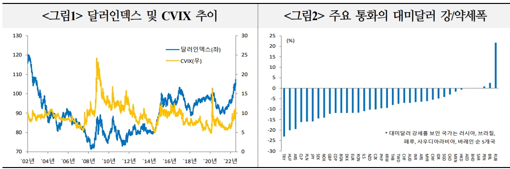 강달러 심화될 경우 역환율전쟁 발발 가능성 있어 - 국금센터