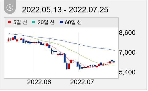 디아이 일봉 주가차트