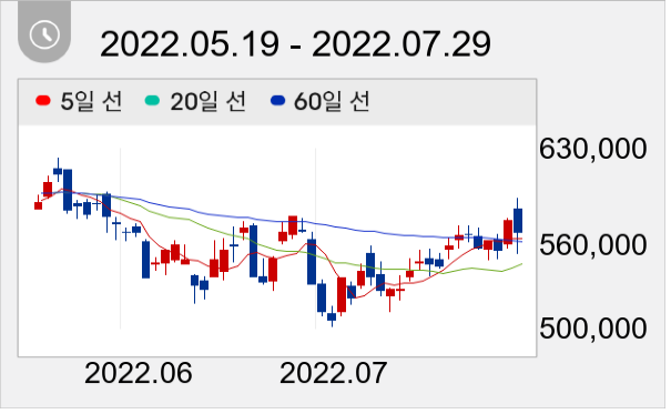 삼성SDI 일봉 주가차트