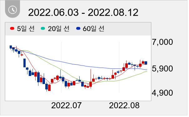 DSR 일봉 주가차트
