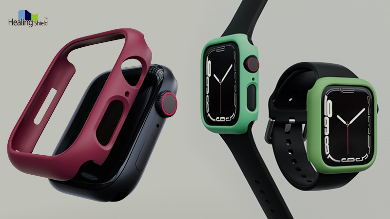 힐링쉴드, 애플워치 전 기종 풀커버 베젤링 PCC 케이스 출시