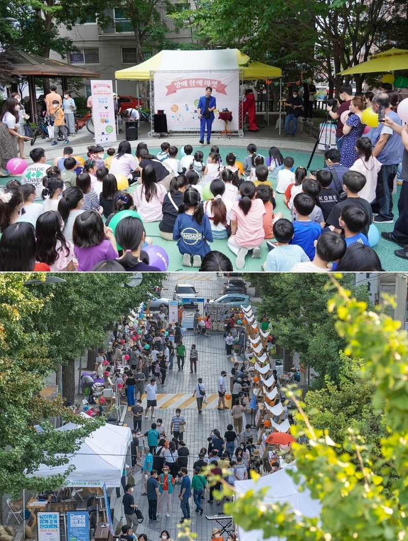 (위)방배동 함께마켓, (아래)서대문구 남이동길 축제 / 출처=서울시