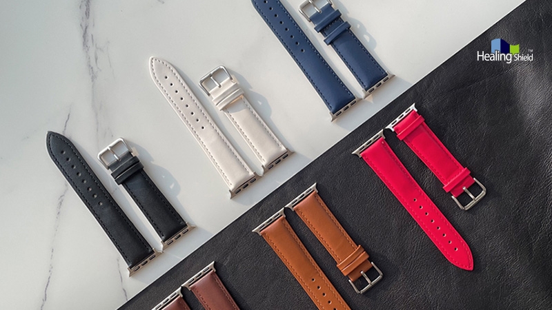 힐링쉴드의 애플워치 모던가죽 스트랩