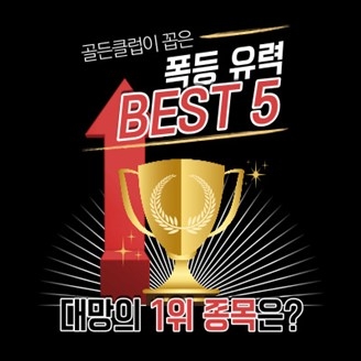 【포착】 3분기 실적 우상향 주도주 TOP5