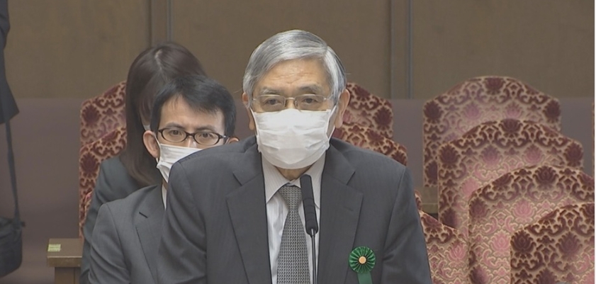 사진=일본 TBS뉴스, 구로다 하루히코 일본은행(BOJ) 총재
