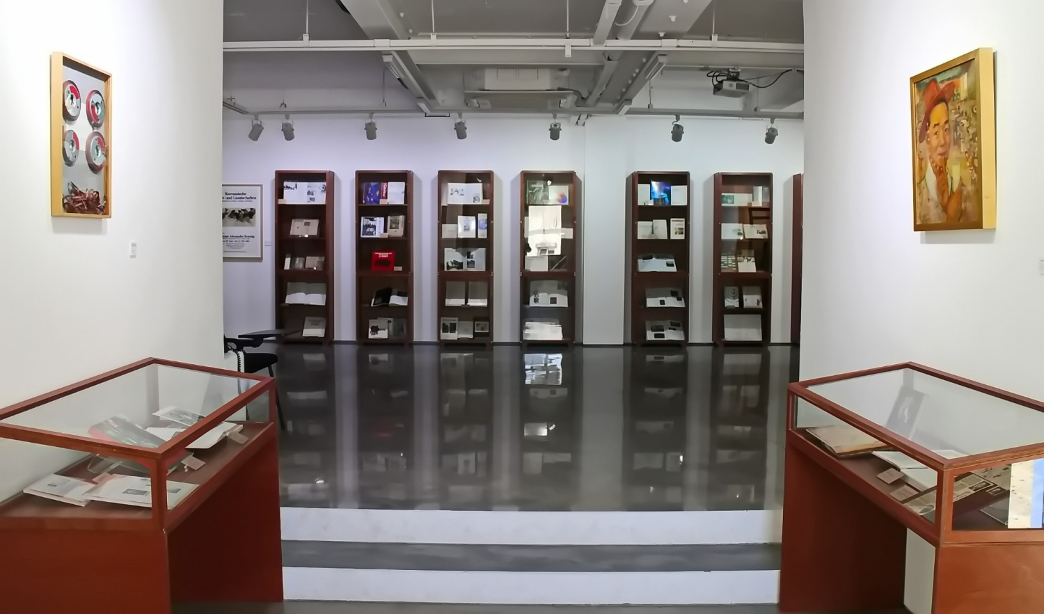 '한국독일미술교류사 : 어두운 밤과 차가운 바람을 가르다'展 전시 전경 / 사진=김달진미술자료박물관