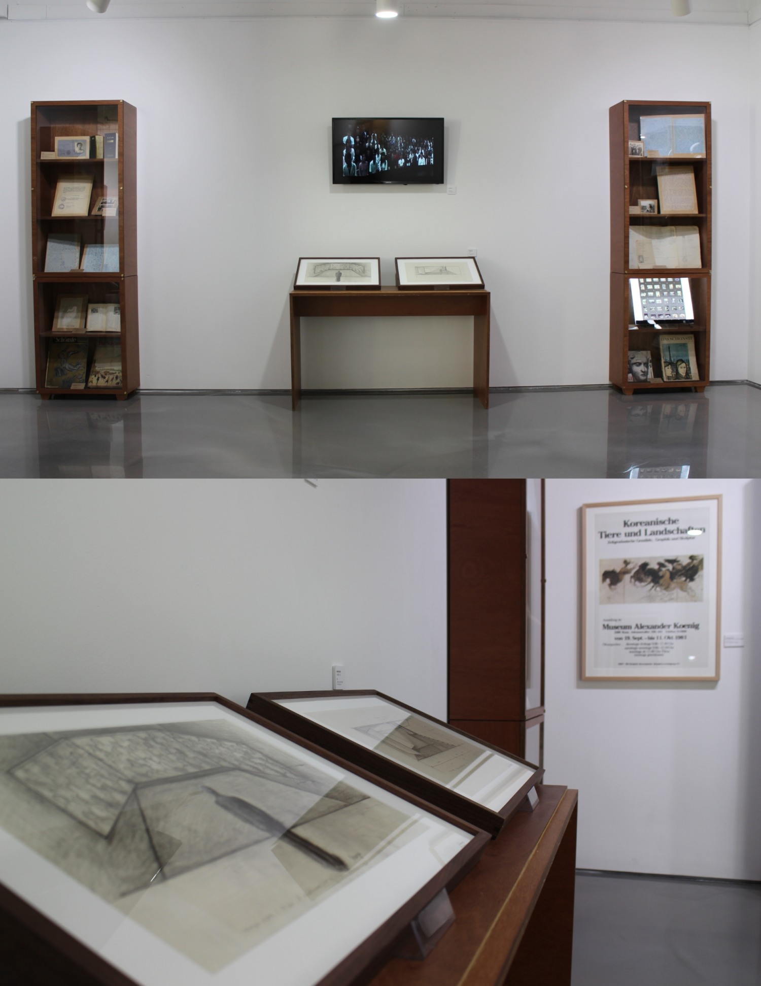 '한국독일미술교류사 : 어두운 밤과 차가운 바람을 가르다'展 전시 전경 / 사진=김달진미술자료박물관