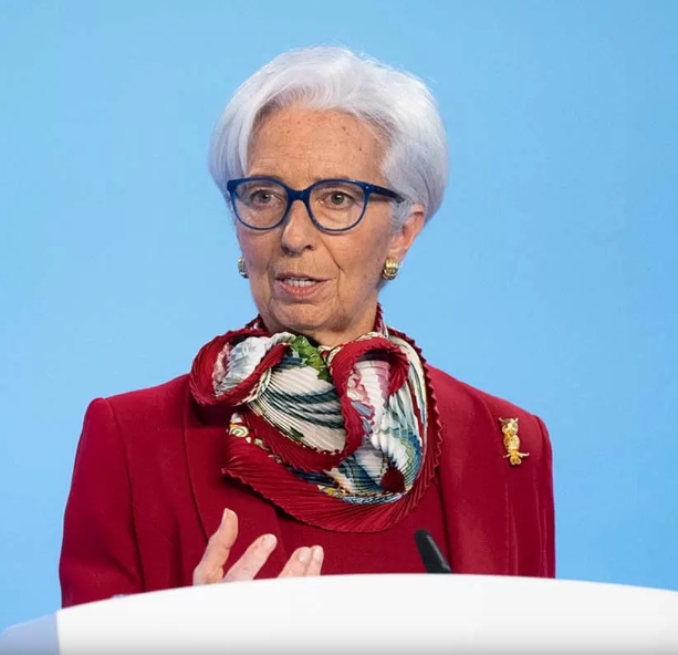 사진: 크리스틴 라가르드 ECB 총재, 출처: ECB
