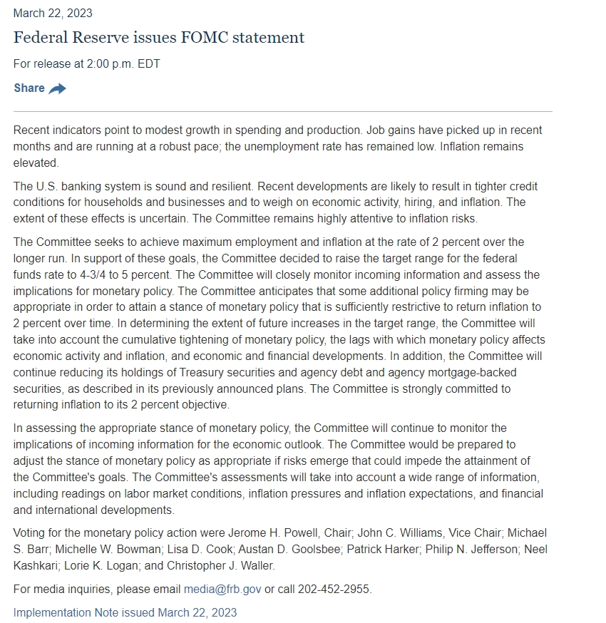 자료: FOMC 성명문, 출처: 연준