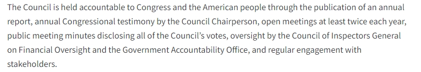 자료: FSOC에 대한 설명, 출처: 미국 재무부