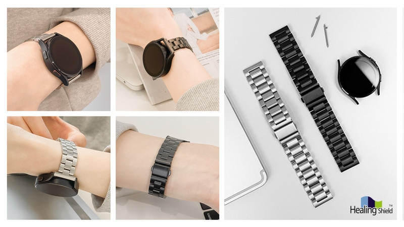 힐링쉴드, 갤럭시워치 클래식 메탈 스트랩 2종 출시