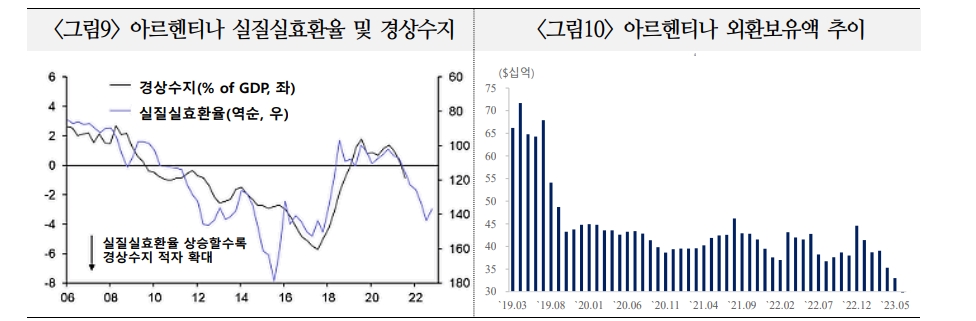 아르헨티나 외환시장 불안 점증...포퓰리즘 따른 무분별한 화폐남발로 물가 116% 폭등 - 국금센터