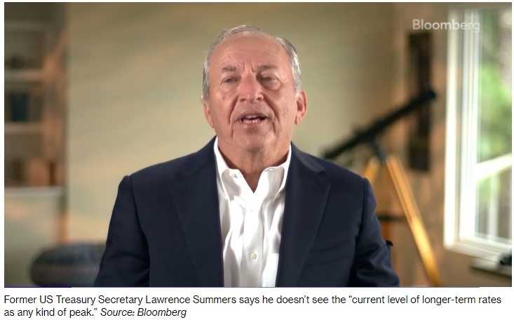 (상보) 미 서머스 “10년물 국채금리 더 올라 4.75% 갈 수도”