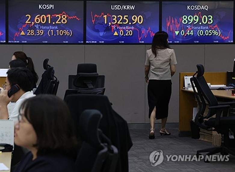 상승 마감한 코스피·원/달러…코스닥은 내림세(연합=사진제공)