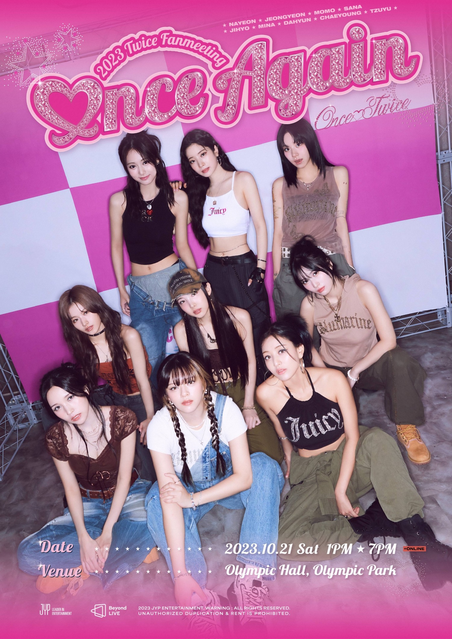 트와이스, 데뷔 8주년 기념 팬미팅 2회 공연 전석 매진…핑크빛 추억 with ONCE 어게인