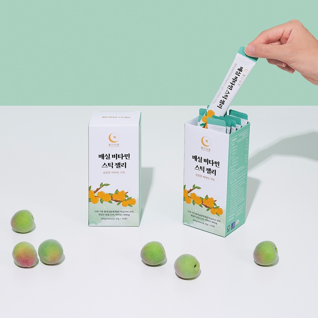 월인담화, 영양 가득 간편 간식 ‘매실 비타민 스틱 젤리’ 선보여